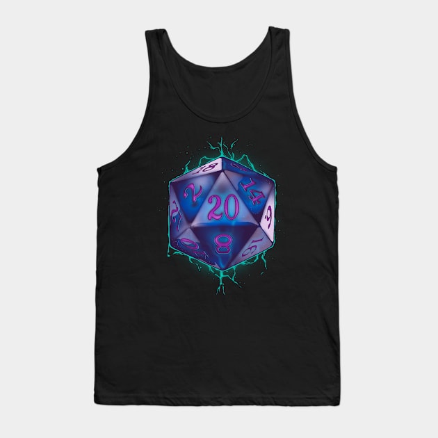 Magic Dice Amethyst Tank Top by Getsousa